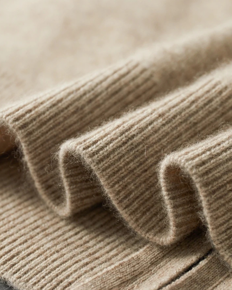 EXTRA FINE CASHMERE ZIP RELAXED SET