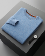 CASHMERE FINE KNIT CREWNECK