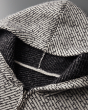 MERINO JACQUARD ZIP VEST