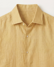 CAPRI LINEN SHIRT - YELLOW