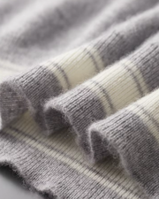 CASHMERE STRIPED SIGNATURE SET