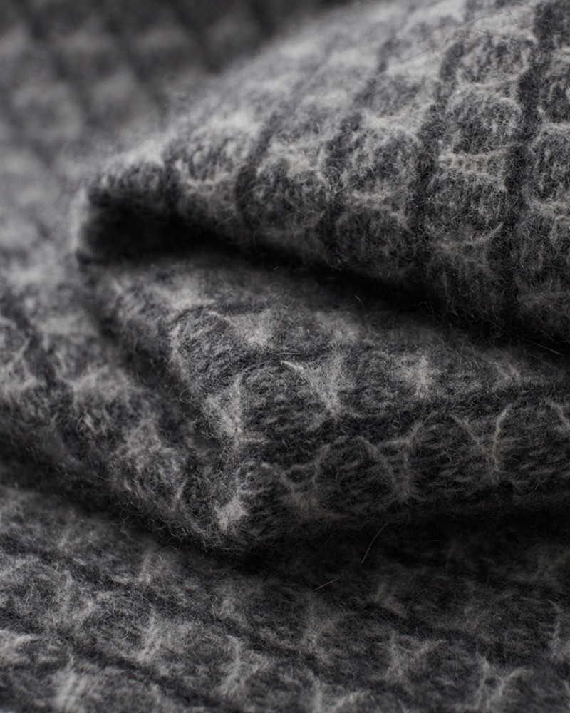 CASHMERE JACQUARD CLASSIC CREWNECK