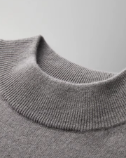 CASHMERE MOCK NECK ESSENTIAL TEE