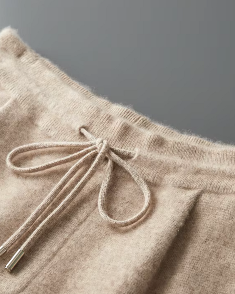 CASHMERE PLEATED CLASSIC TROUSERS
