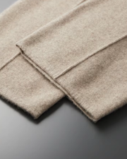 CASHMERE LEISURE STRAIGHT PANTS