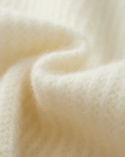 MERINO RIBBED ZIP HOODIE