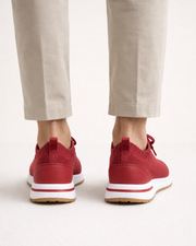 SOLANA MESH SLIP-ON SNEAKER - RED