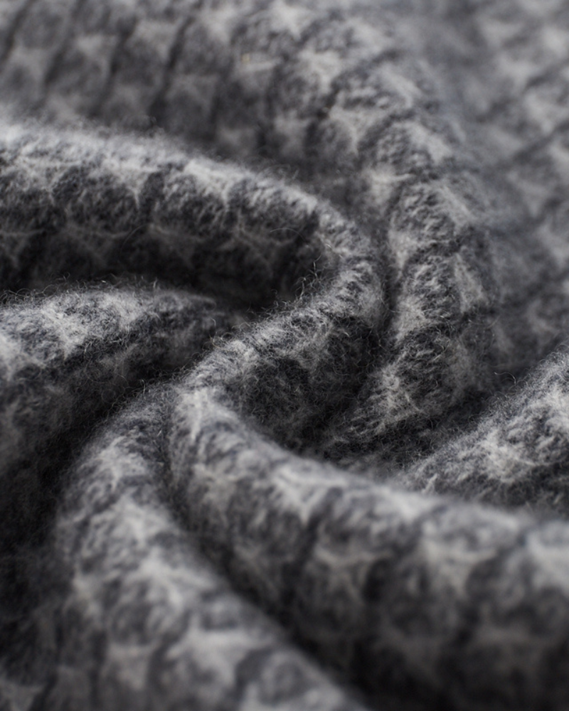 CASHMERE JACQUARD CLASSIC CREWNECK