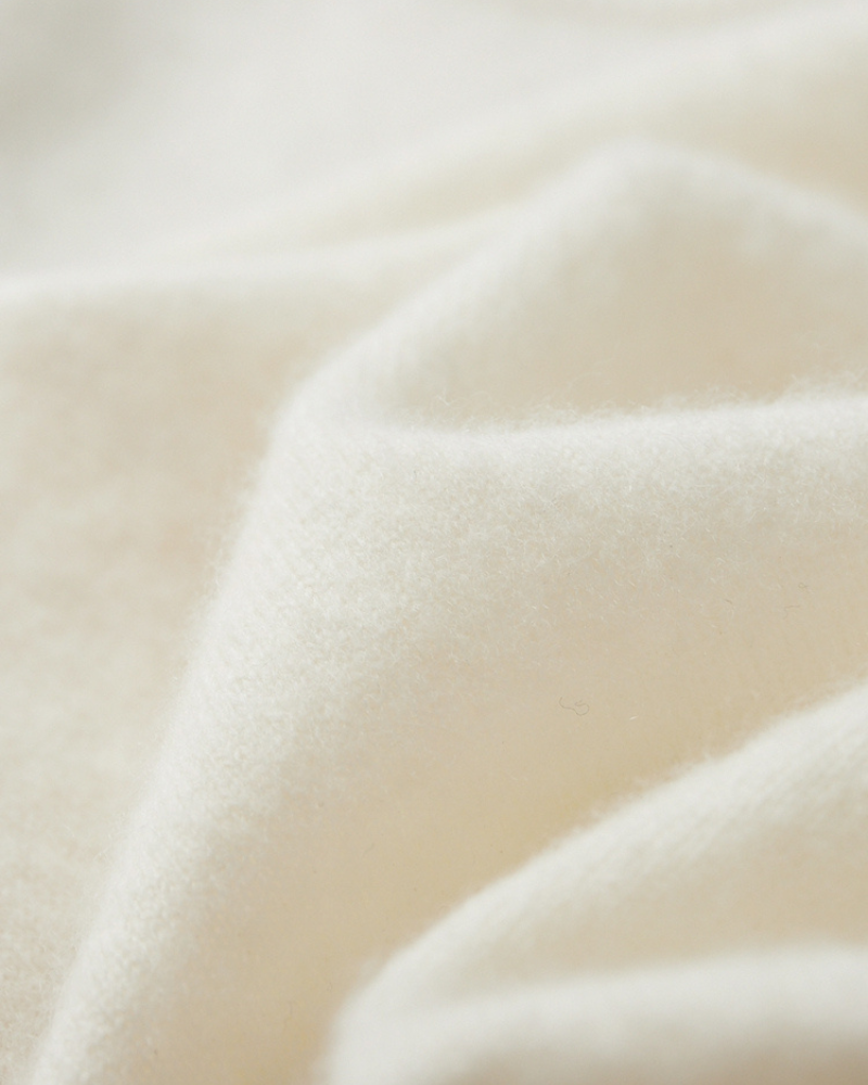 CASHMERE FINE KNIT CREWNECK