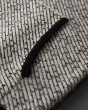 MERINO JACQUARD ZIP VEST