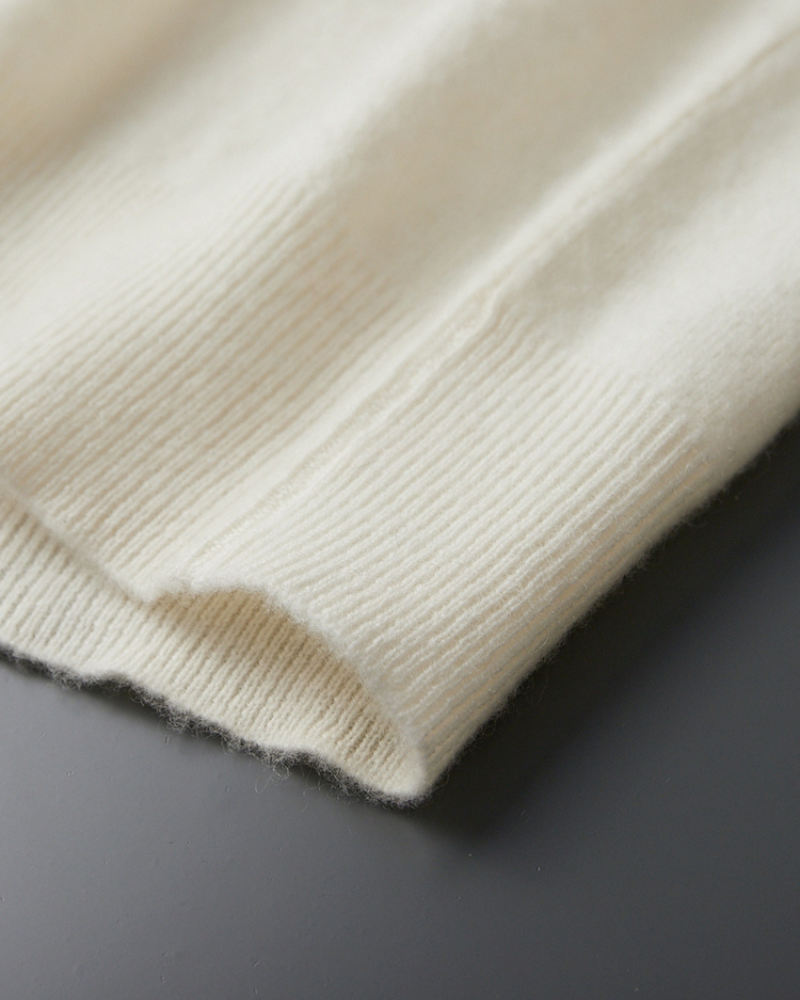 CASHMERE FINE KNIT CREWNECK