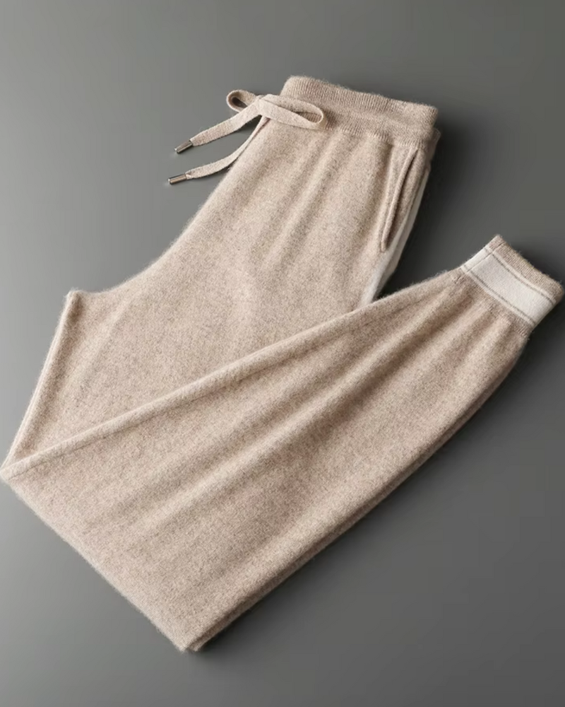 CASHMERE STRIPED SIGNATURE SET
