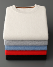 CASHMERE FINE KNIT CREWNECK