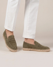 OCEAN SUEDE MULE - OLIVE