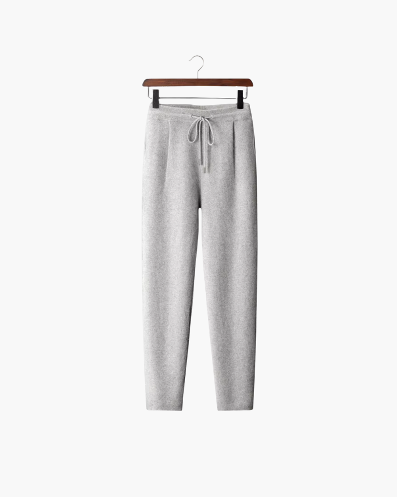 CASHMERE PLEATED CLASSIC TROUSERS