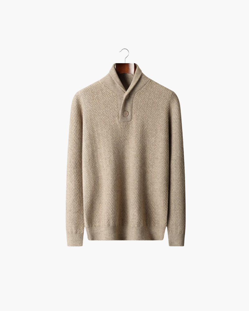 CASHMERE ZIGZAG SWEATER