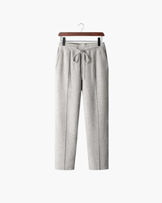 CASHMERE STRAIGHT TROUSERS