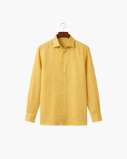CAPRI LINEN SHIRT - YELLOW