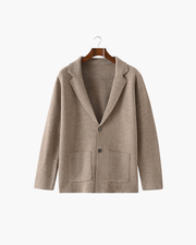 MERINO COLLAR BUTTON JACKET