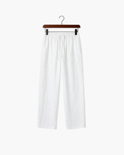 CATANIA LINEN TROUSERS - WHITE