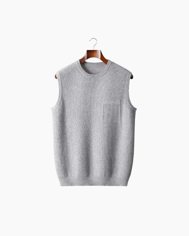MERINO CREWNECK CLASSIC VEST