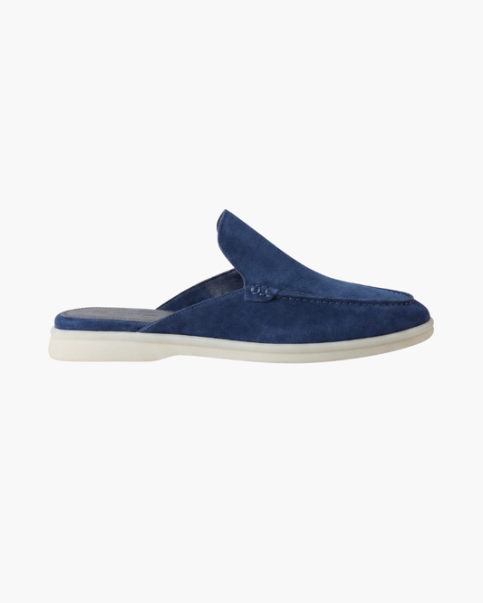 PORTSIDE SUEDE MULE - BLUE