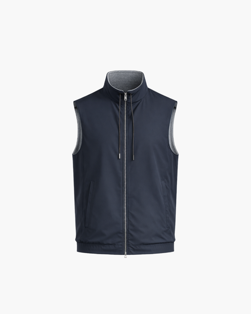 VALERE REVERSIBLE VEST - NAVY