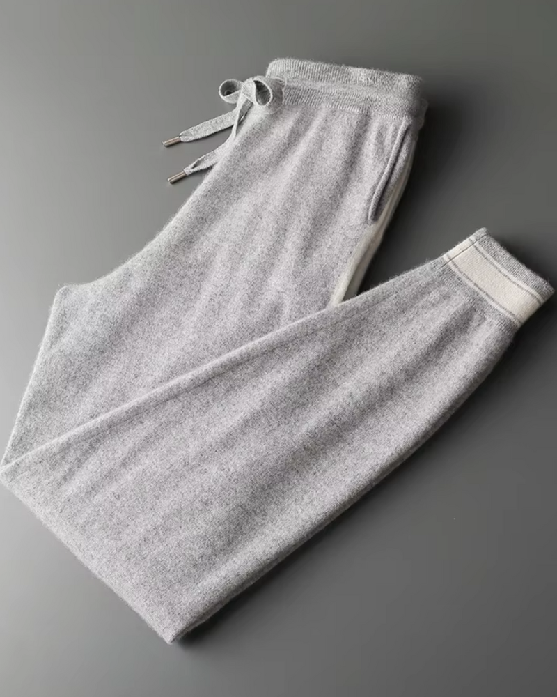 CASHMERE STRIPED SIGNATURE SET