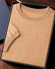 CASHMERE CLASSIC CREW T-SHIRT