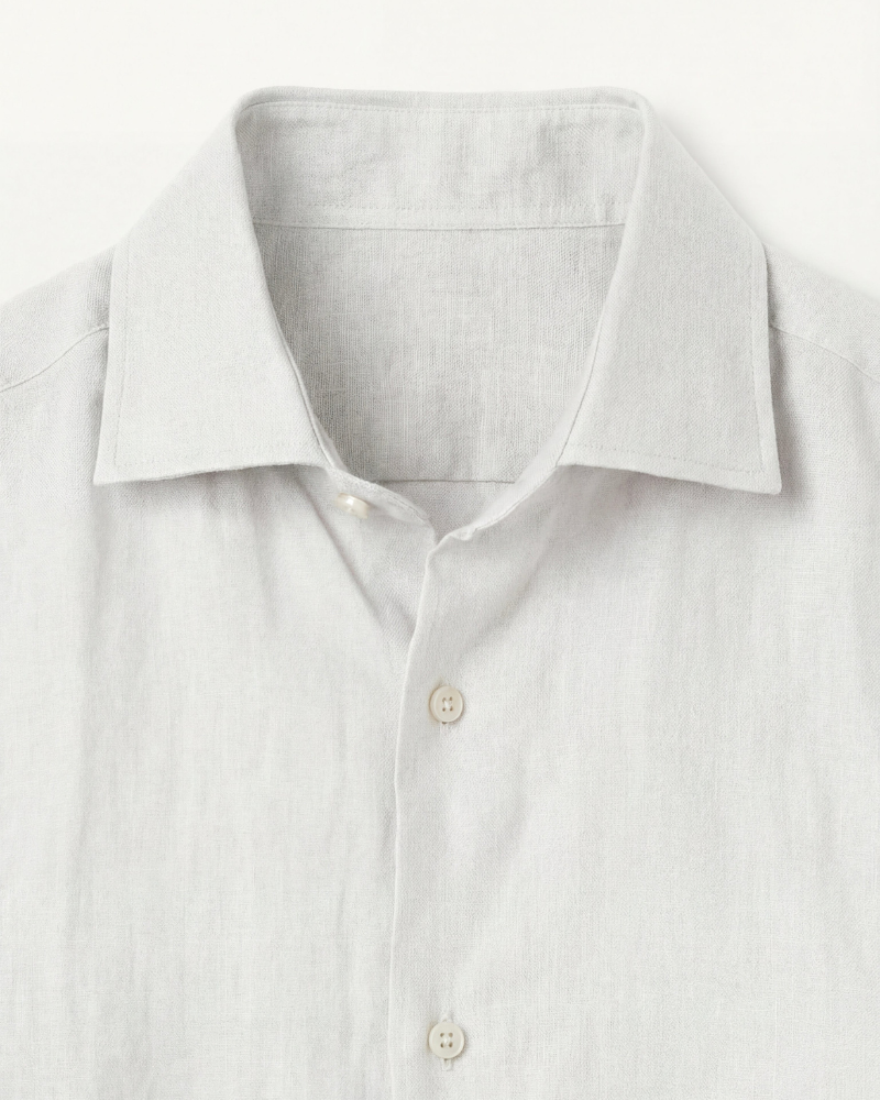 CAPRI LINEN SHIRT - WHITE