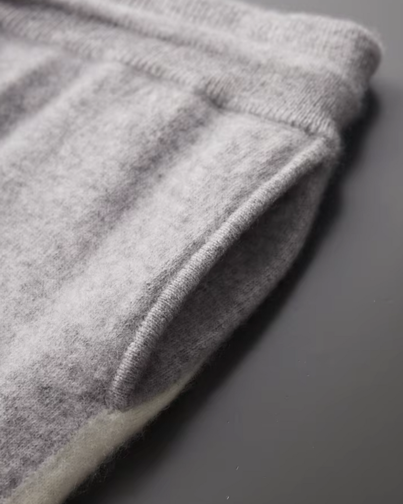 CASHMERE STRIPED SIGNATURE SET