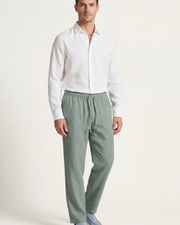 CATANIA LINEN TROUSERS - MINT