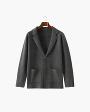 MERINO COLLAR BUTTON JACKET