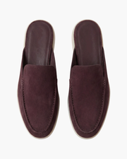 PORTSIDE SUEDE MULE - COFFEE
