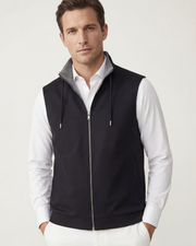 VALERE REVERSIBLE VEST - BLACK