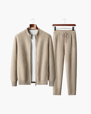 EXTRA FINE CASHMERE ZIP RELAXED SET