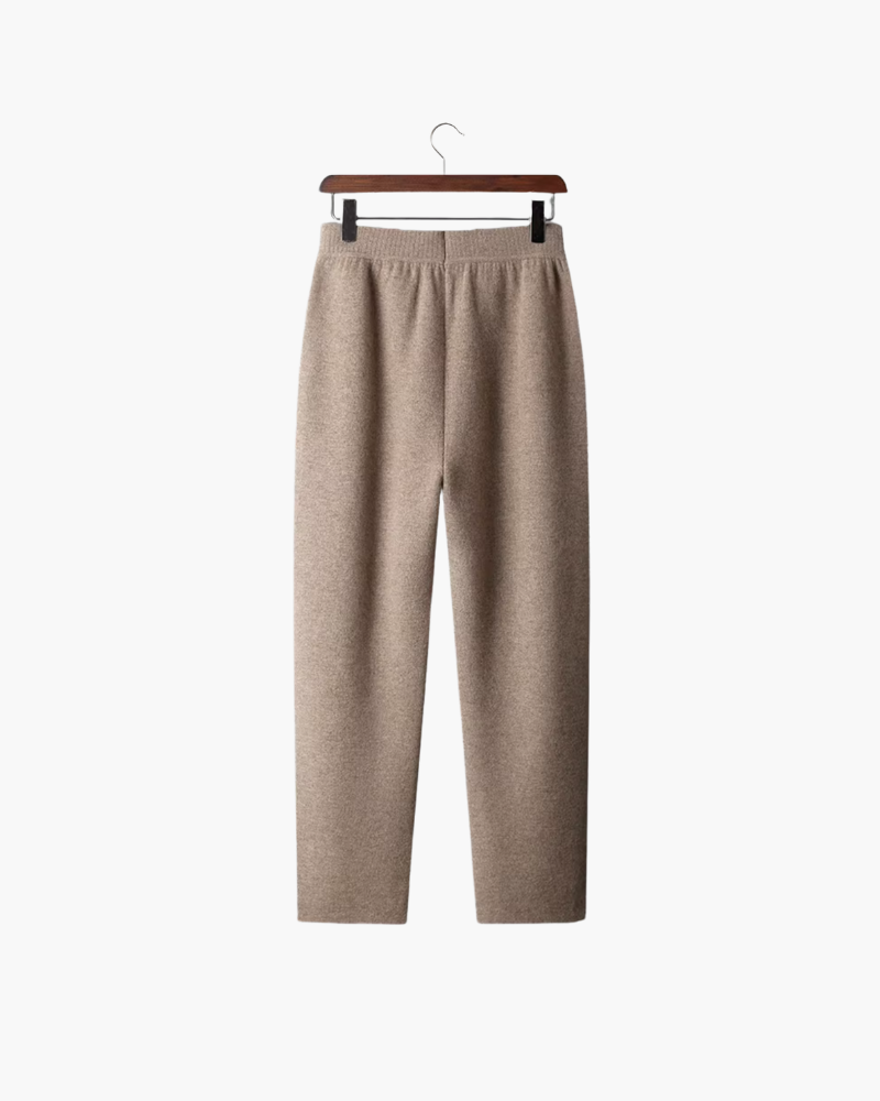 CASHMERE STRAIGHT CLASSIC TROUSERS