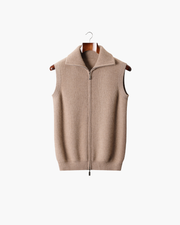 CASHMERE BODY WARMER VEST