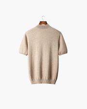 CASHMERE MOCK NECK ESSENTIAL TEE