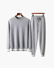 CASHMERE STRIPED SIGNATURE SET