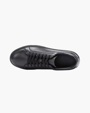 ESSENTIAL LEATHER SNEAKER – BLACK