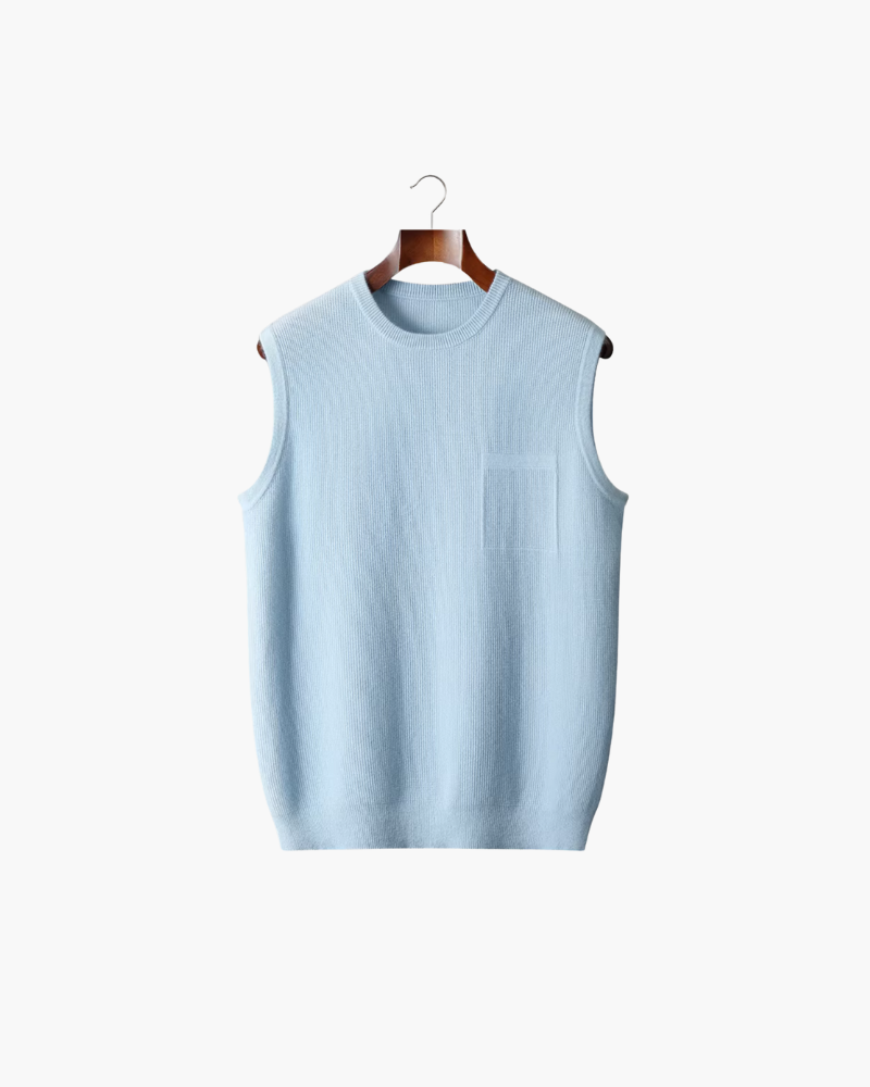 MERINO CREWNECK CLASSIC VEST