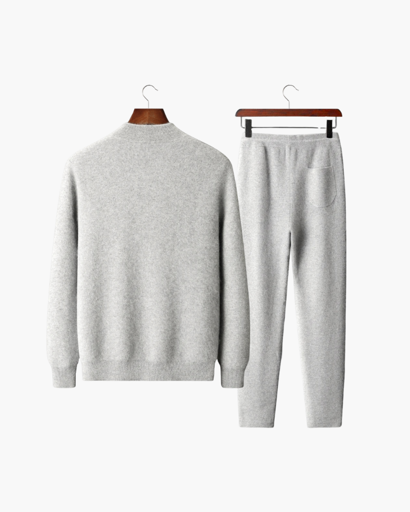 EXTRA FINE CASHMERE ZIP RELAXED SET