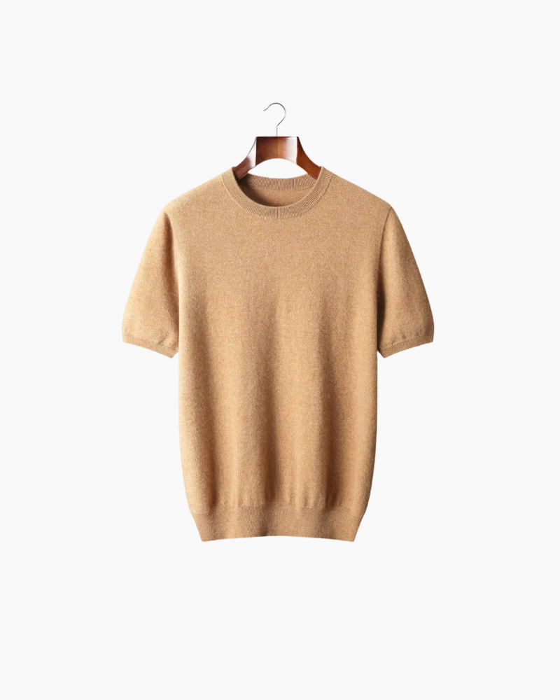 CASHMERE CLASSIC CREW T-SHIRT