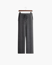MERINO WIDE STRIPED LEISURE TROUSERS