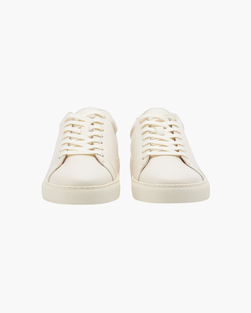 ESSENTIAL LEATHER SNEAKER – IVORY