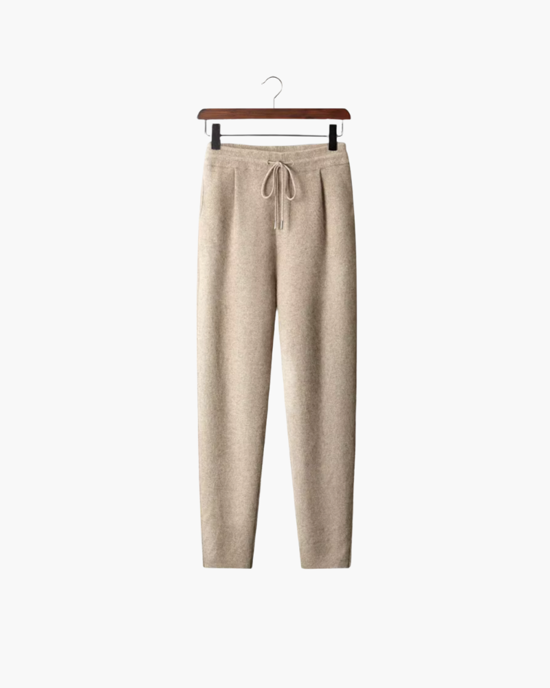 CASHMERE PLEATED CLASSIC TROUSERS