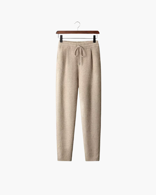CASHMERE PLEATED CLASSIC TROUSERS