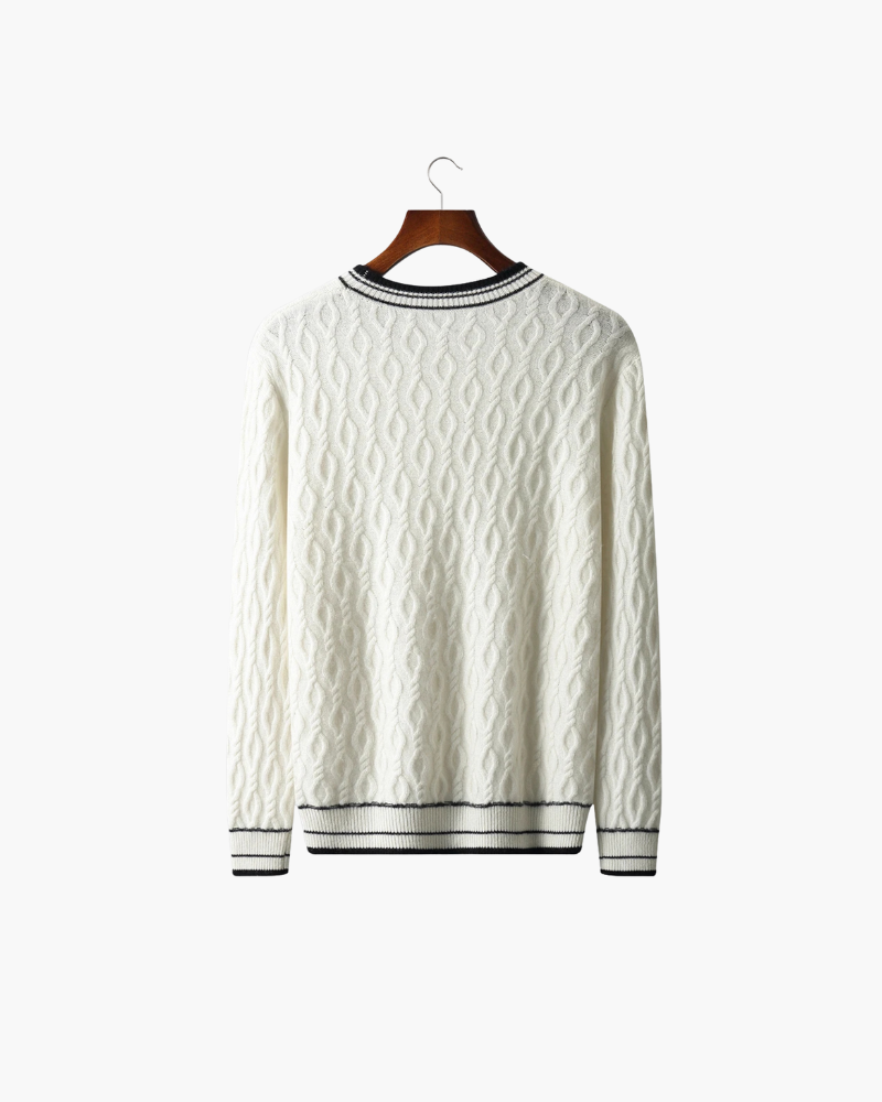 MERINO JACQUARD CLASSIC CREWNECK