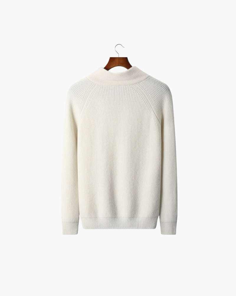 CASHMERE SHAWL COLLAR SWEATER